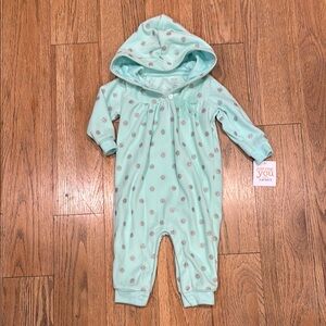 Carter's Aqua Kids One Piece Footie